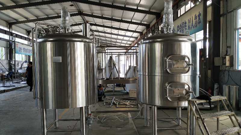 Chinese factory produce high quality 500L 3 vessels Beer brewing mash system widely used in brewhouse ZZ 